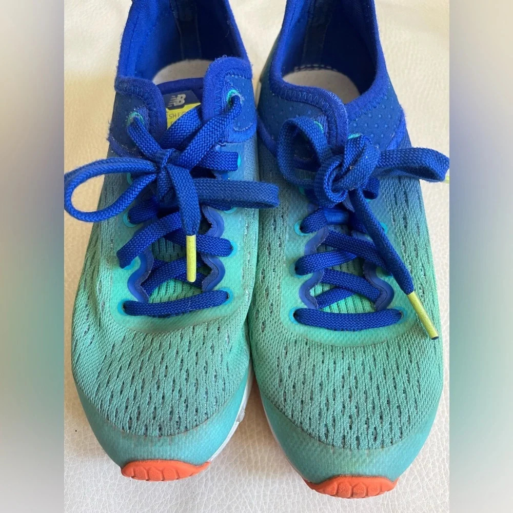 BIG KIDS J CREW CREWCUTS XNEWBALANCE UV BLUE FRESH FOAM FAST SNEAKERS